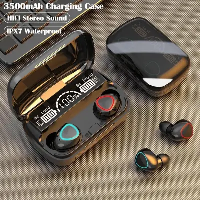 M10 Wireless Earbuds Airpods M10 Air buds : Bluetooth with Noise-Cancelling, Long Battery Life & Touch Control - Perfect for Sports & Gaming